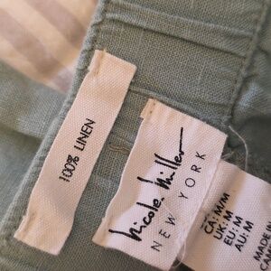 Nicole Miller Linen Pants